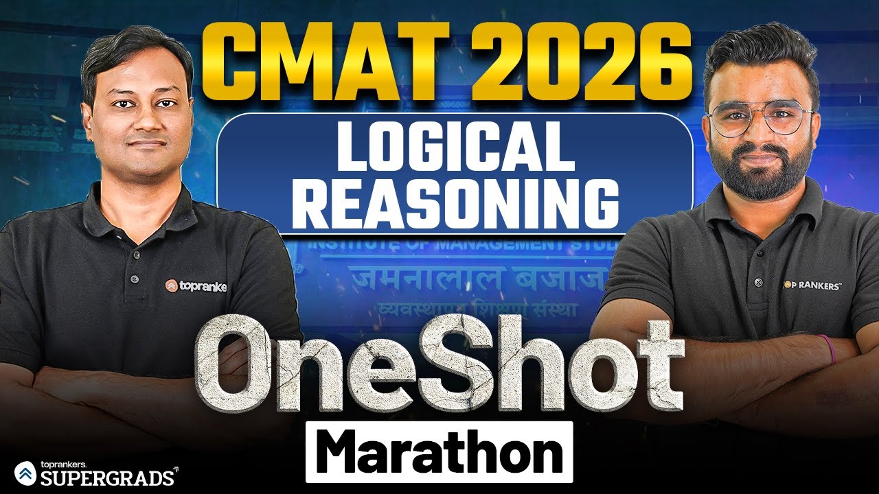 CMAT 2026 LR One Shot Marathon 🔥 | Most Expected Questions | CMAT 2026 LR Crash Course