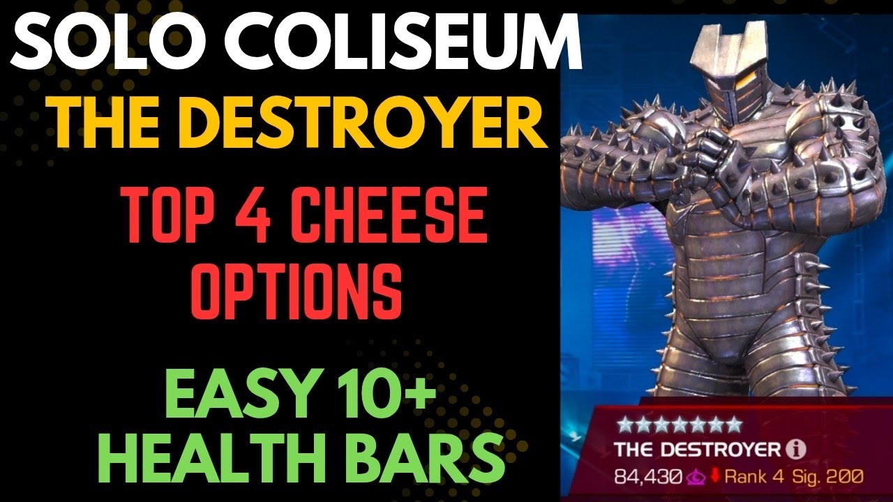 Top 4 Easy The Destroyer Counters for more than 10 bars - Marvel Contest of Champions 