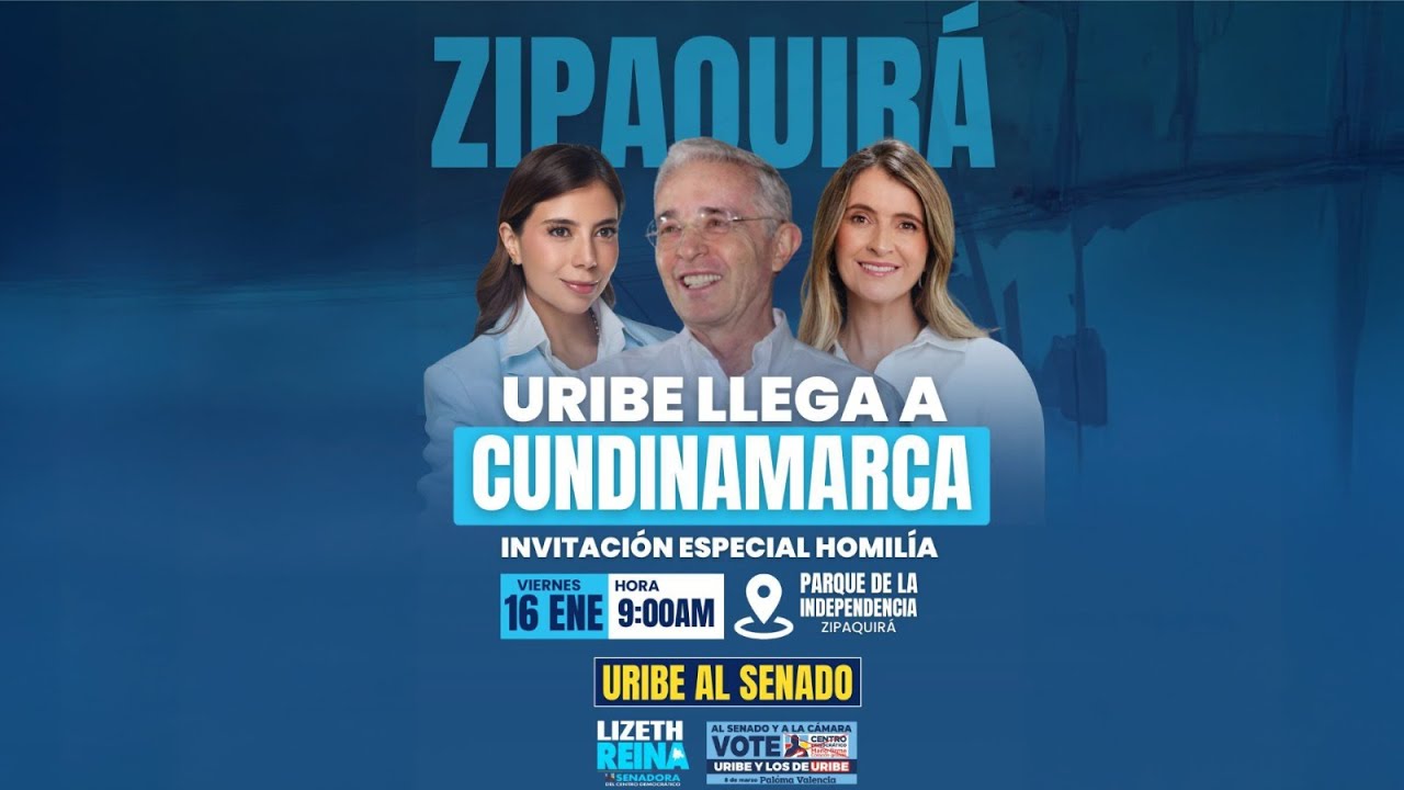 Uribe llega a Zipaquira