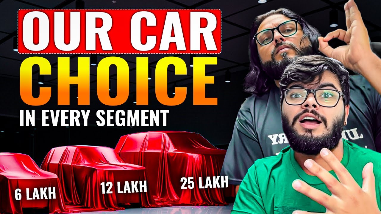 Our CAR CHOICE in every segment | हम सिर्फ ये cars लेंगे 🫵🏻