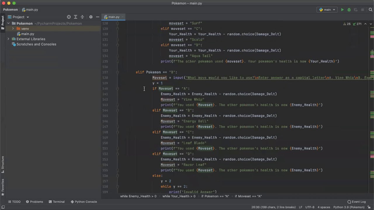 Pokemon Game in Python