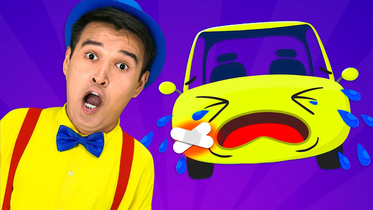 Boo Boo Car Song | Nursery Rhymes & Kids Songs | Funny Rays