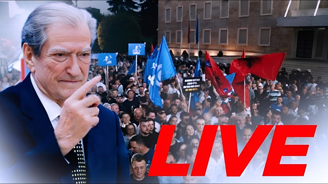 Opozita zbret në shesh/ Shqiptarët para Kryeministrisë për dorëheqjen e Ballukut dhe Ramës