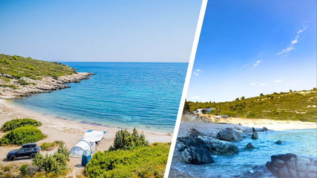 Beachfront Camping in Aegean Coast