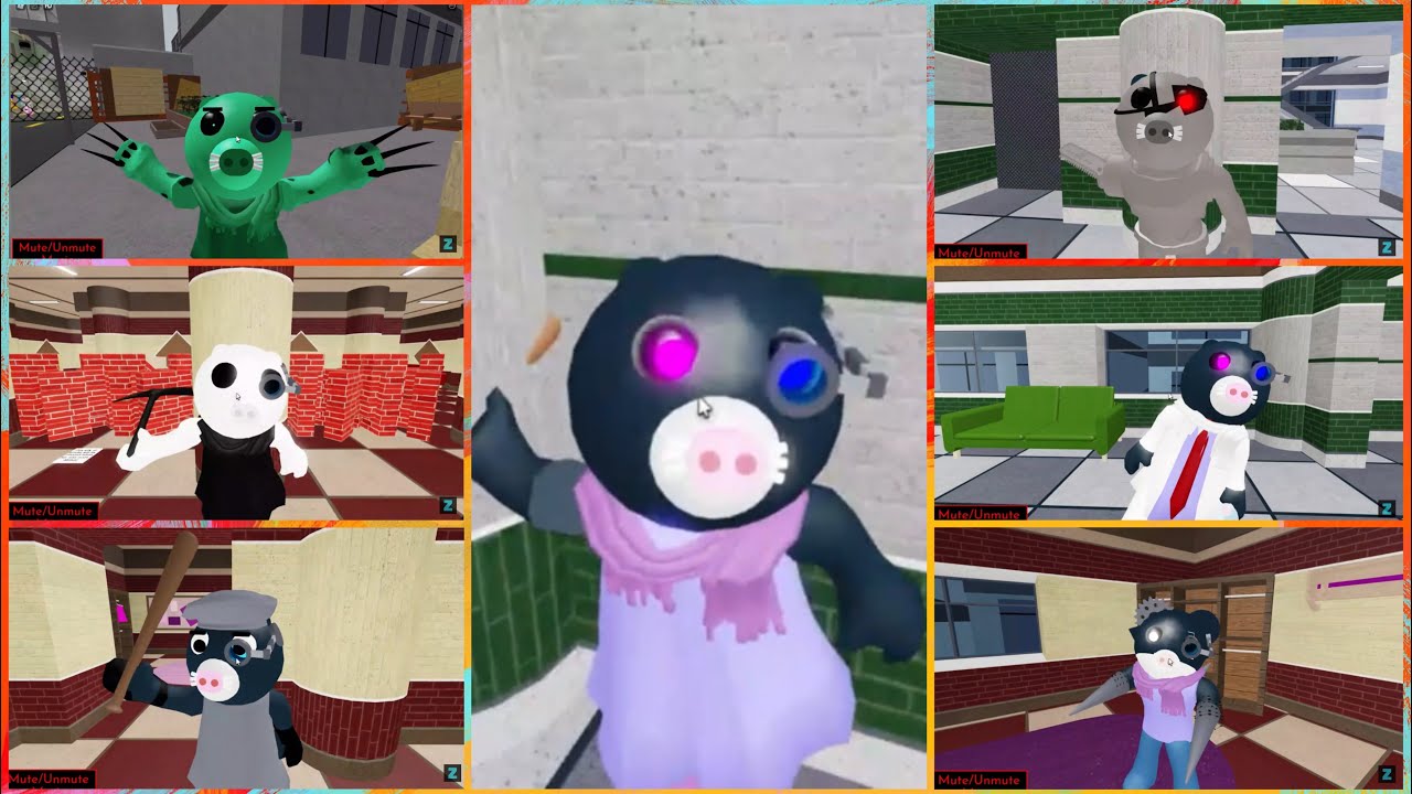 Mimi raid All Jumpscares! Game by @staticpaniclolz