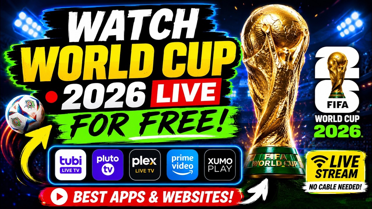 How To Watch FIFA World Cup 2026 Live For FREE ⚽ Best Streaming Apps