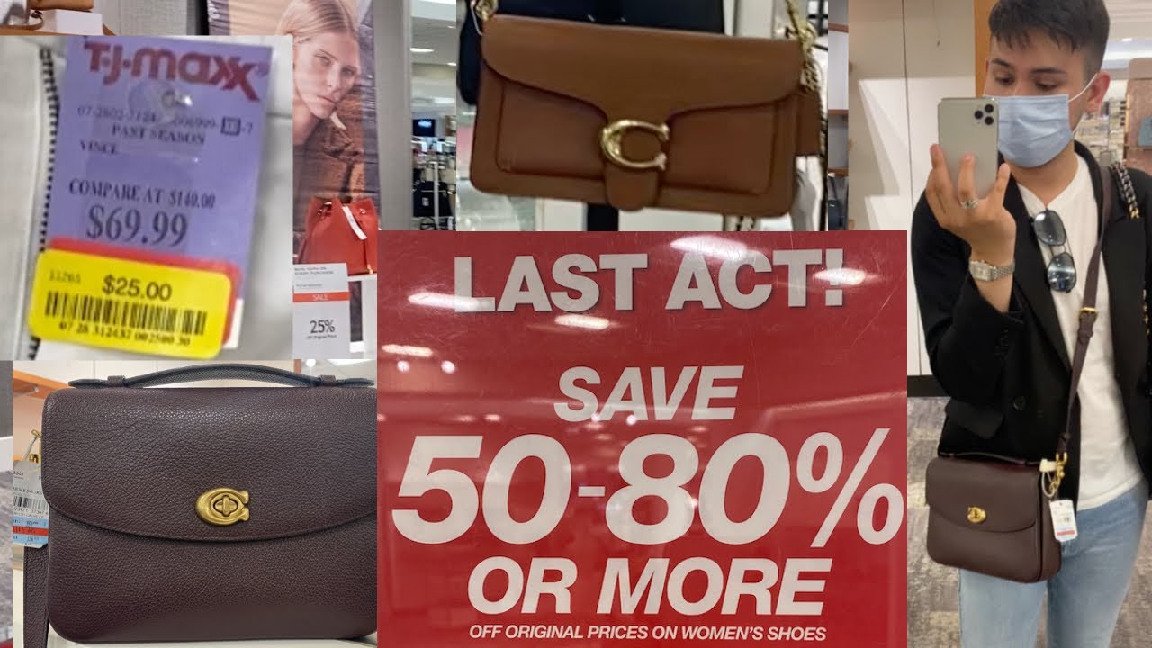 TJ MAXX YELLOW TAG SALE & COACH CASSIE SALE 80% OFF