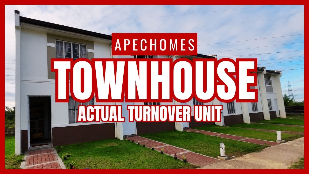 House and Lot | Townhouse | Apechomes Turnover Unit