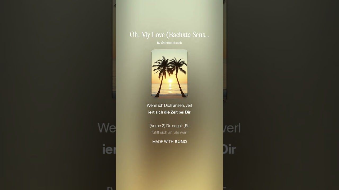 Oh, My Love (Bachata Sensual Remix)