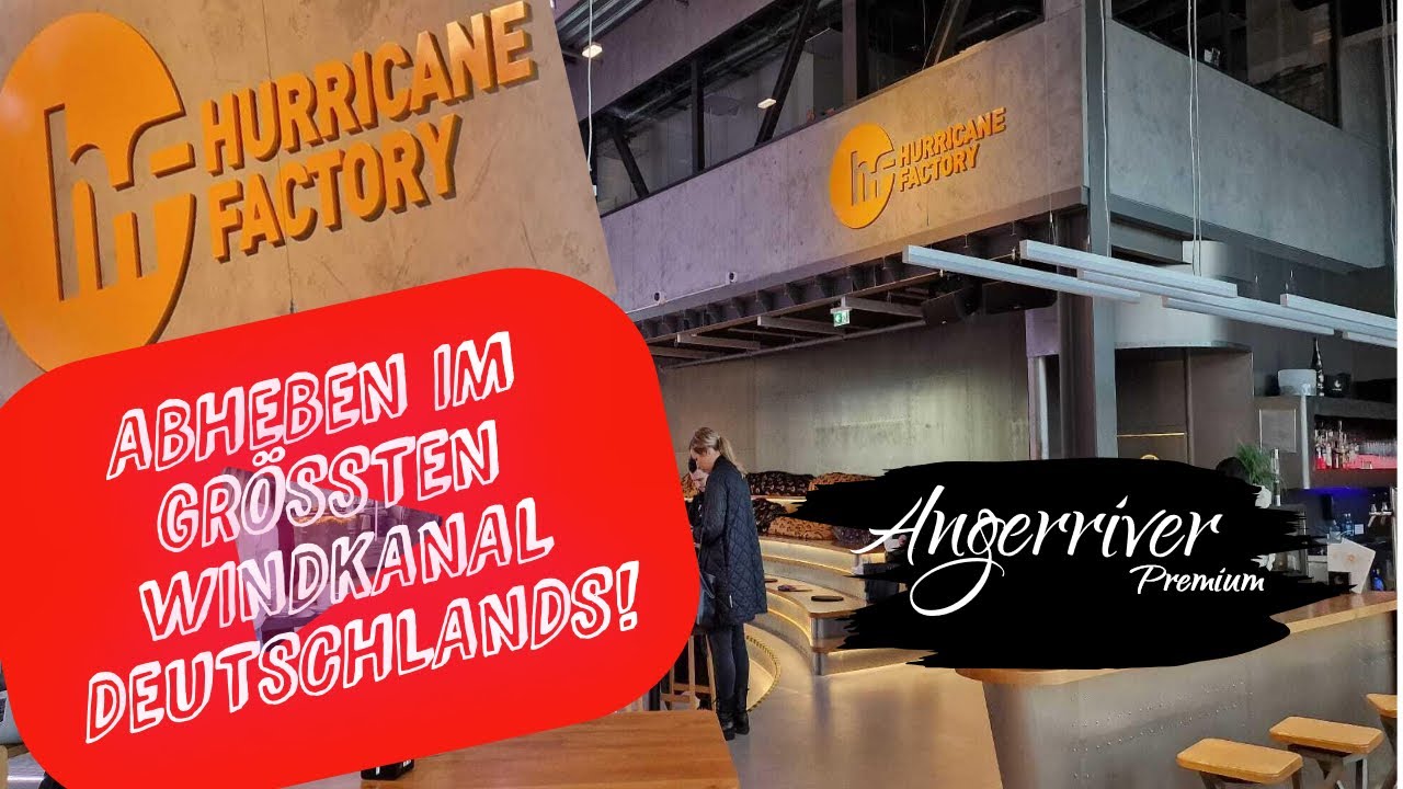 ABHEBEN IM GRÖSSTEN WINDKANAL DEUTSCHLANDS!  "Hurricane Factory Berlin"