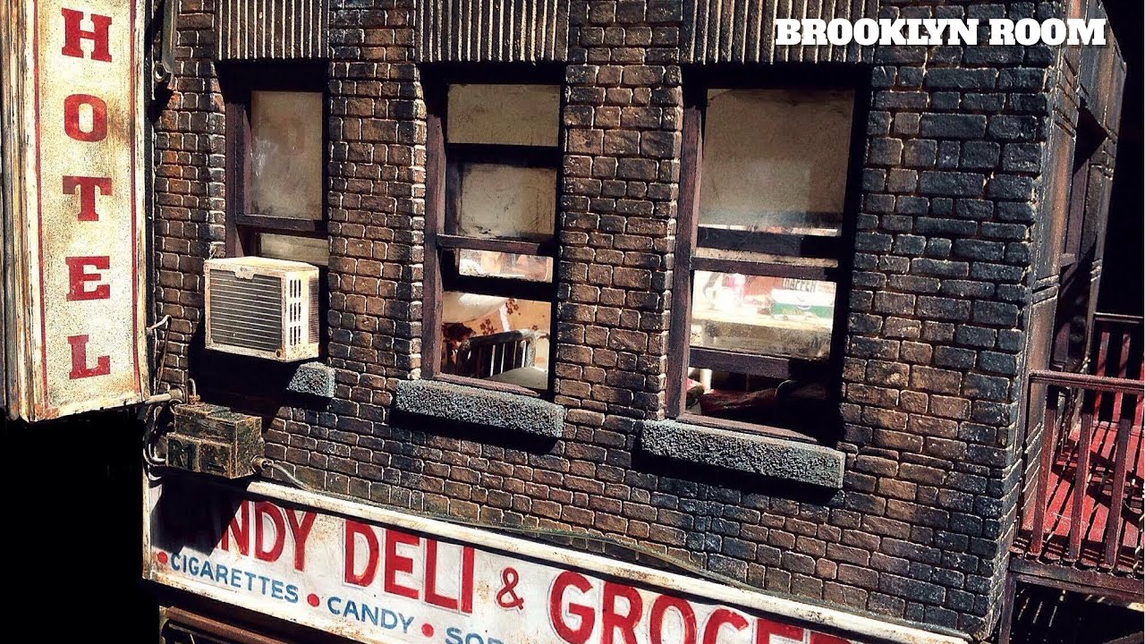 Diorama Brooklyn room 1/18