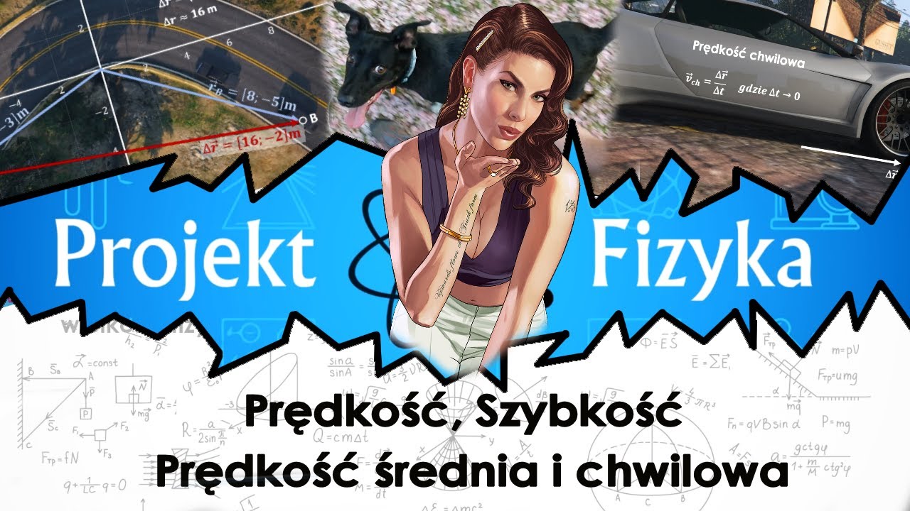 Prędkość, szybkość i ich średnia, Fizyka kurs matura