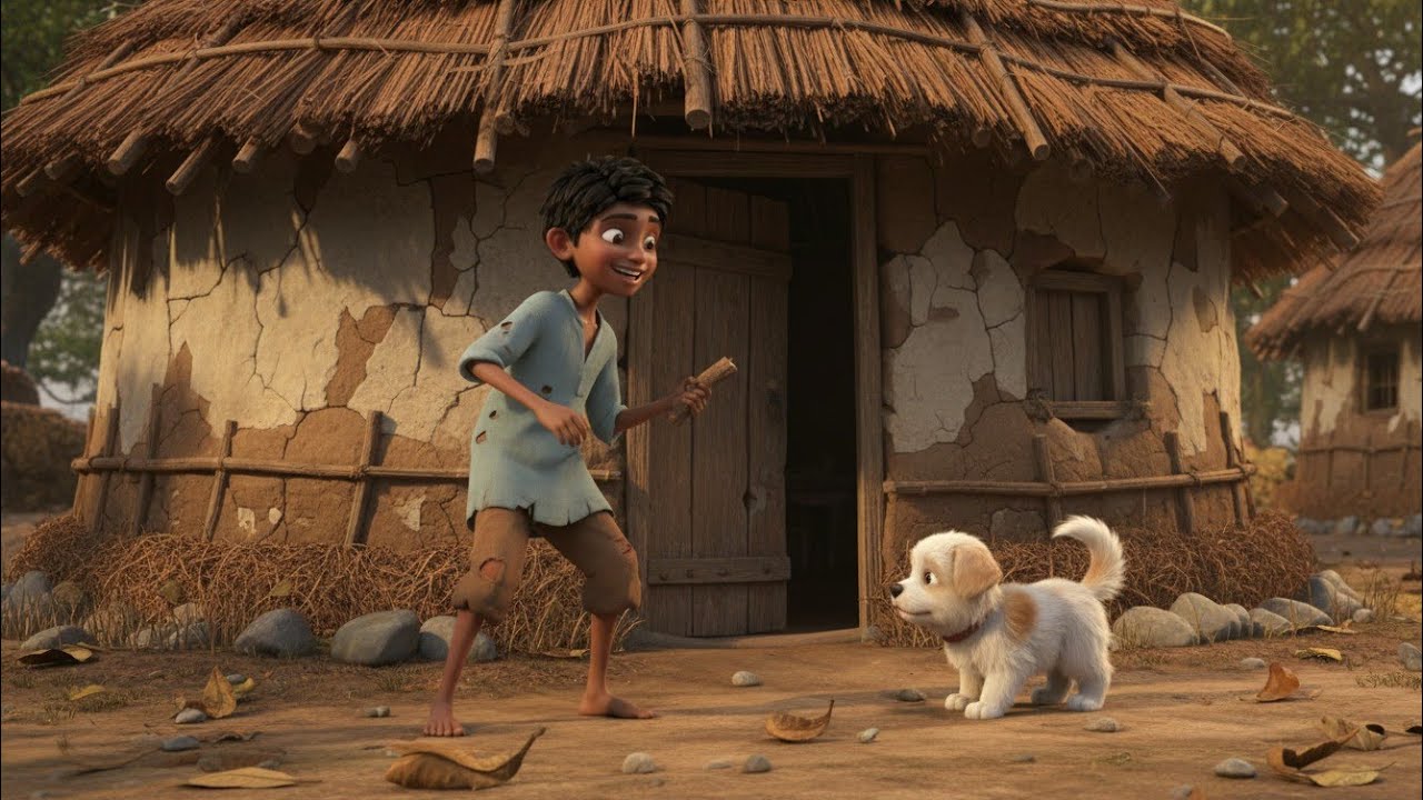 Jab Puppy Bana Hero 🐶 | Ravi aur Moti ki Heart Touching Kahani #3danimation #cartoon #moralstories
