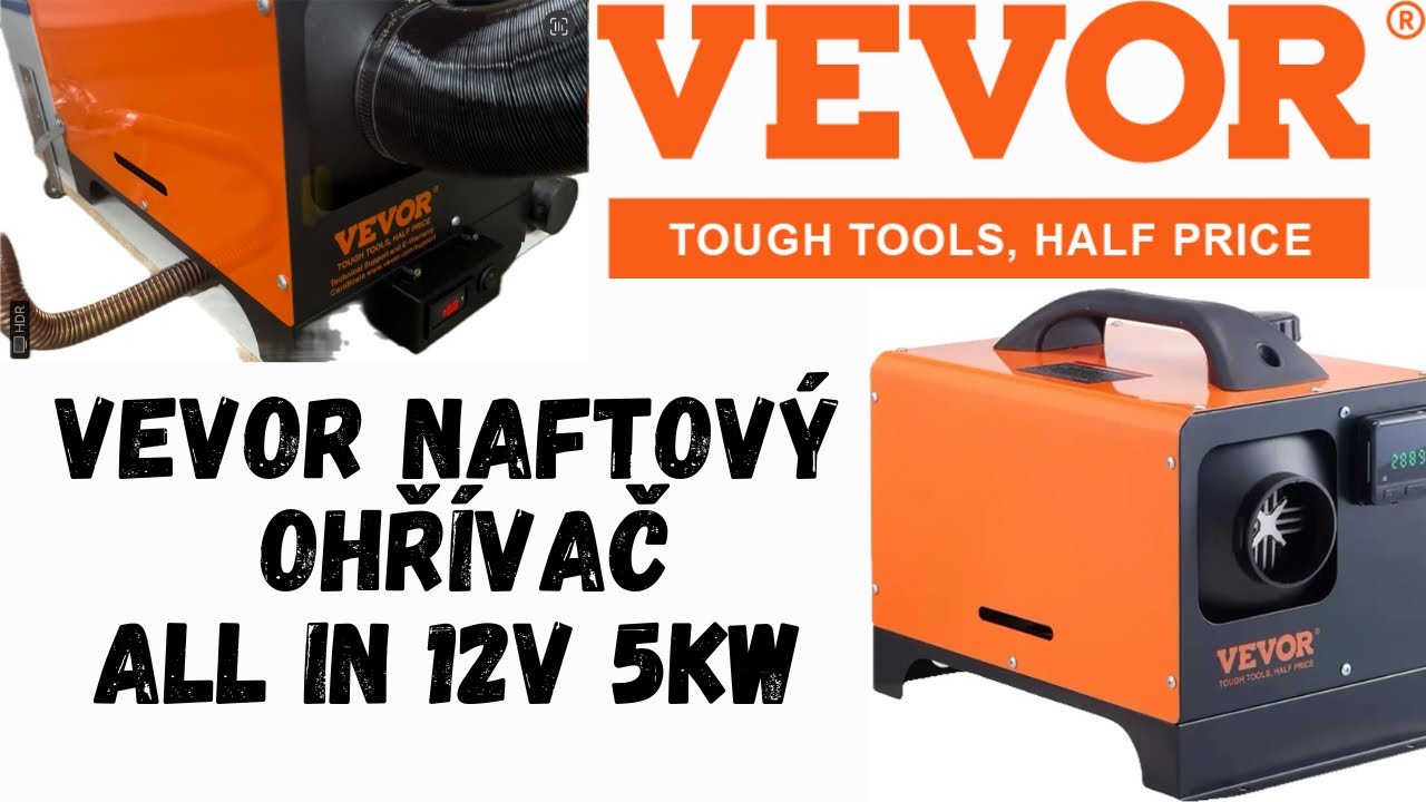 Naftové topení 5kw Vevor | Finální vzhled | Parádní teplo do garáže / dílny