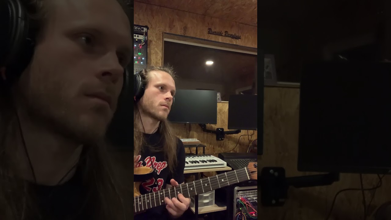Guitar technique practice… legato, economy picking. Working out the kinks…
