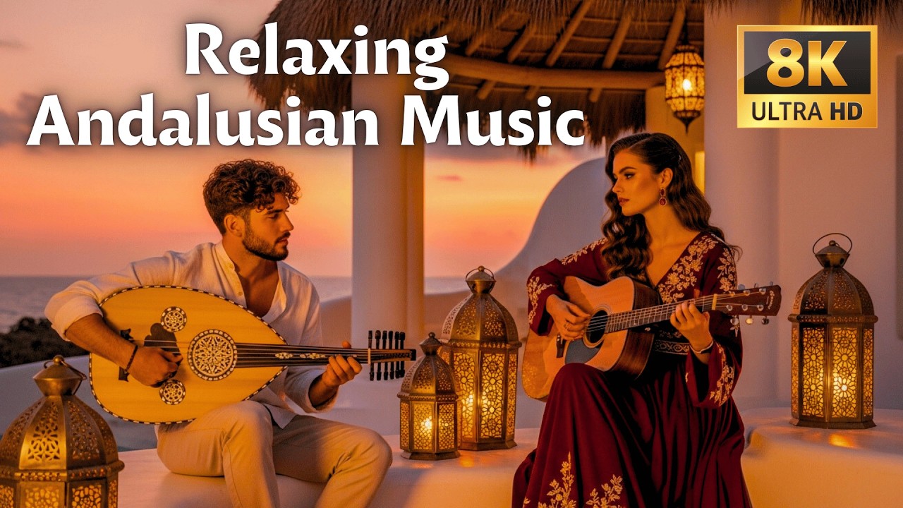 Andalusian Nights by the Sea | Mediterranean Instrumental & Spanish Guitar Fusion for Calm Moments
