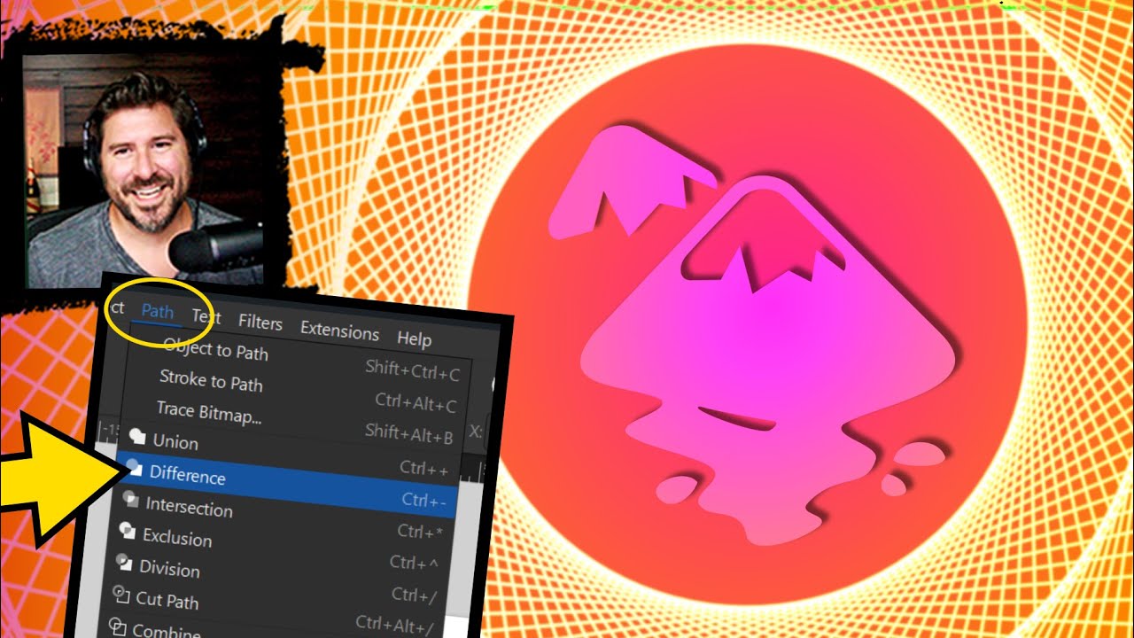 Inkscape Path Difference Conundrum
