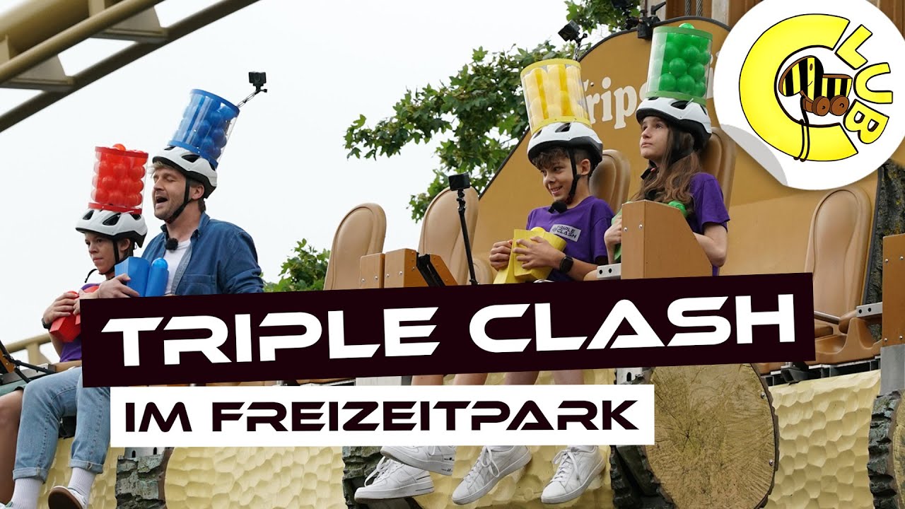 Action in der Achterbahn | Tigerenten Club Triple Clash