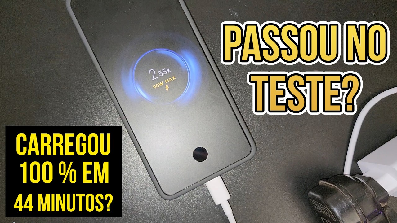 🔋 REALMENTE O TELEFONE POCO X7 PRO CARREGA 100% EM APENAS 44 MINUTOS?