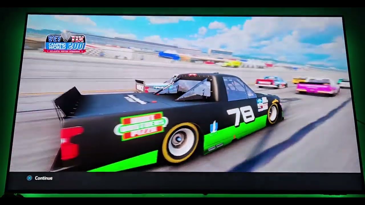 Nascar Heat 5 Truck Series Race at Atlanta #doitfordale #nascar #racing #ps4 