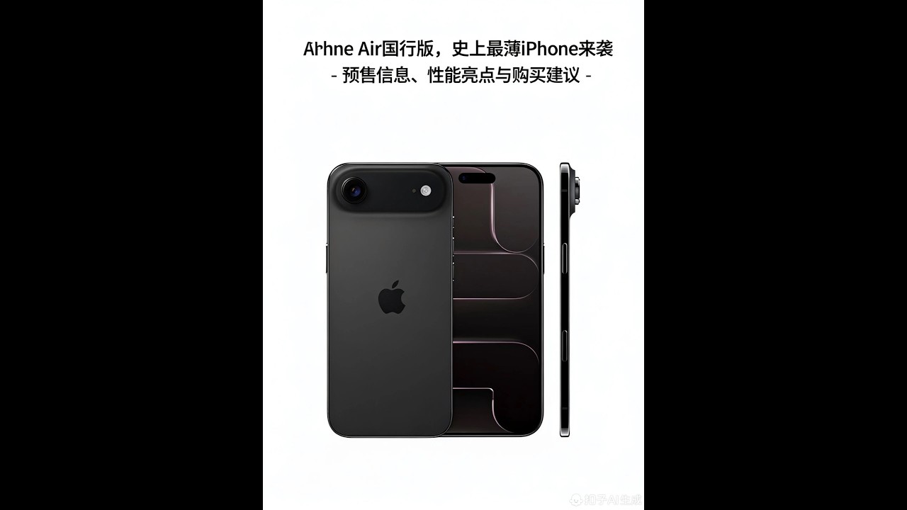 iPhone Air国行版深度解析 史上最薄iPhone来袭 - 预售信息、性能亮点与购买建议
