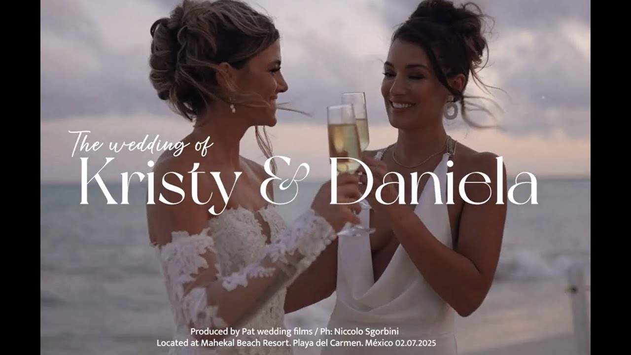 Kristy & Daniela's Wedding at Mahekal Resort, Playa del Carmen | Lesbian Wedding 💍#lesbian #wedding