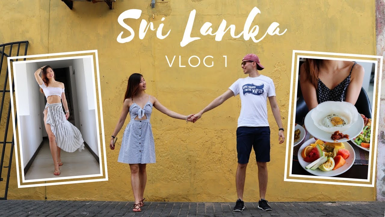 WHAT WE EAT & DO IN SRI LANKA! TRAVEL VLOG 1 (Bentota, Galle)