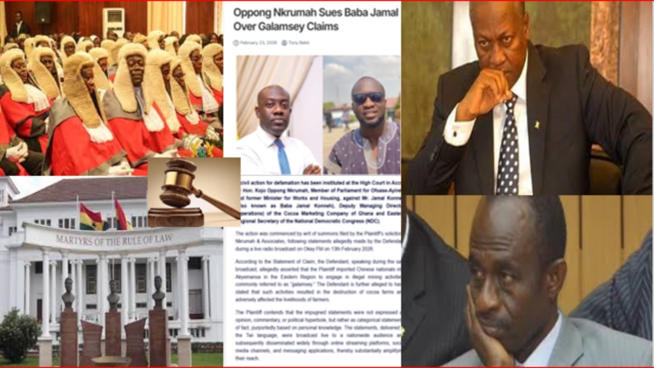 Live From Court: Kojo Oppong Nkrumah Sues NDC Baba Jamal..GH 20 Million Defamation.