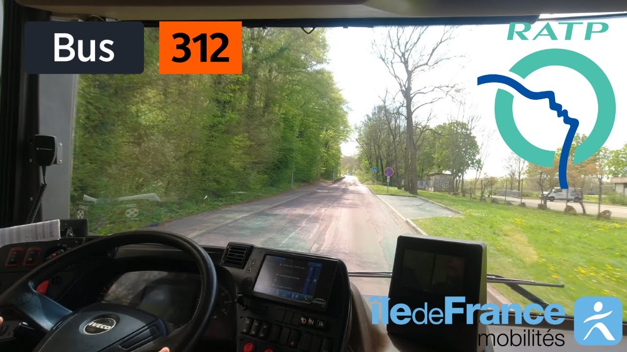 Bus 312 RATP | Noisy-Champs RER - Circulaire Intérieur - 4K
