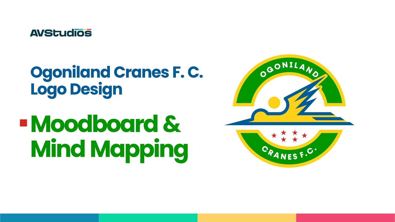 Ogoniland Cranes F.C. Logo Design - Moodboard & Mind Mapping Expained