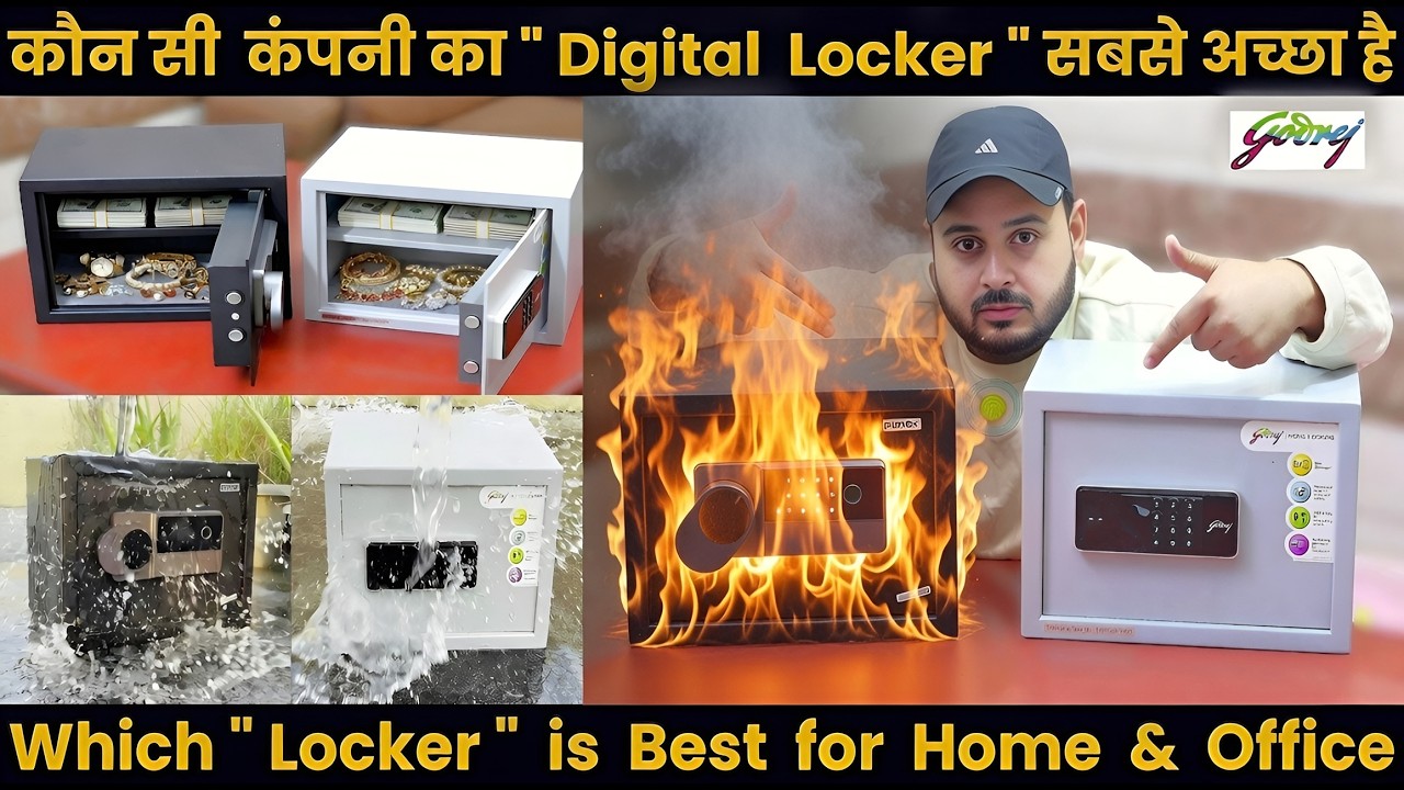 Digital Lockers🔥 Which Brand Locker is Secure & Safe 🤔 Plantex vs Godrej | Best Locker Review & Test