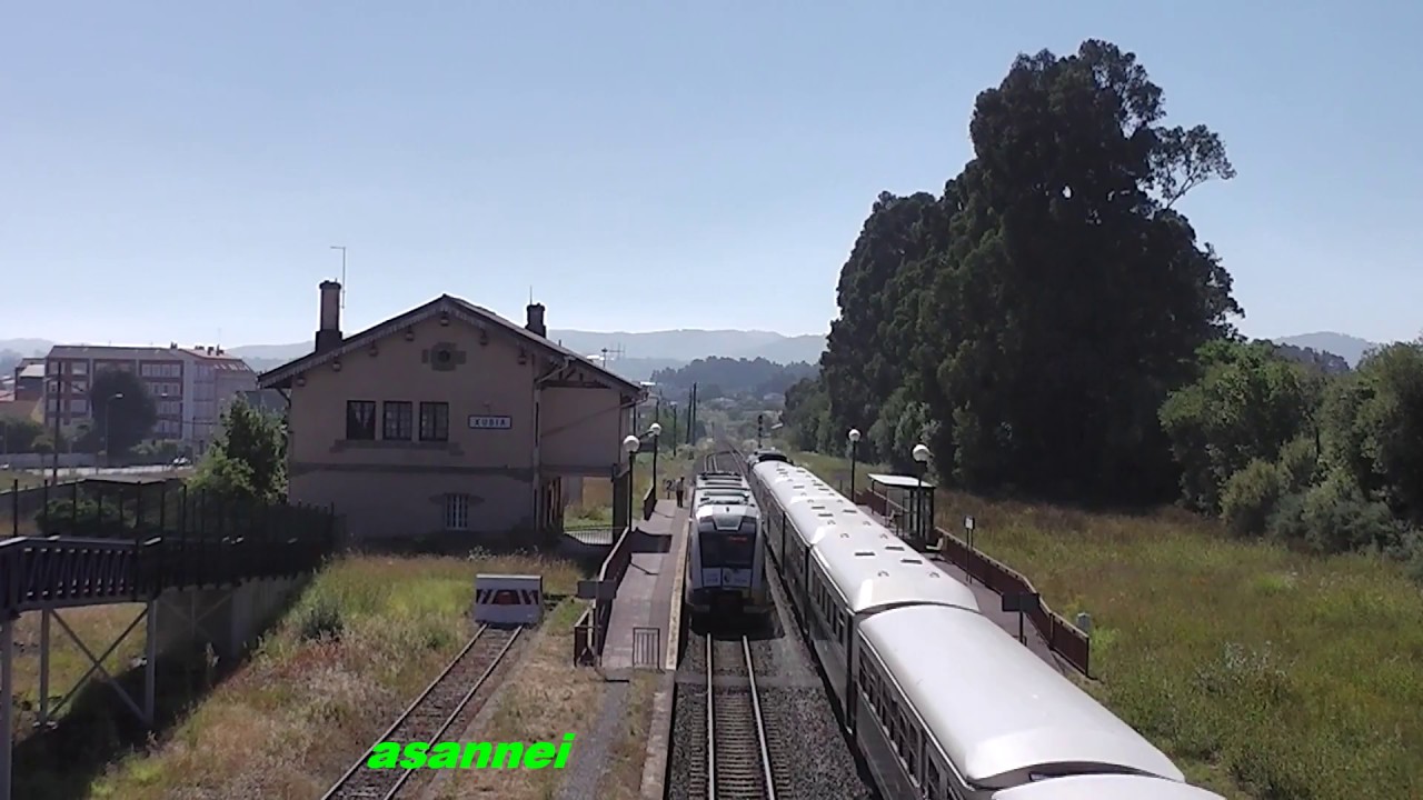 2016 07 10 RENFE VIA METRICA CRUCE 2700 Y TRANSCANTABRICO EN XUBIA