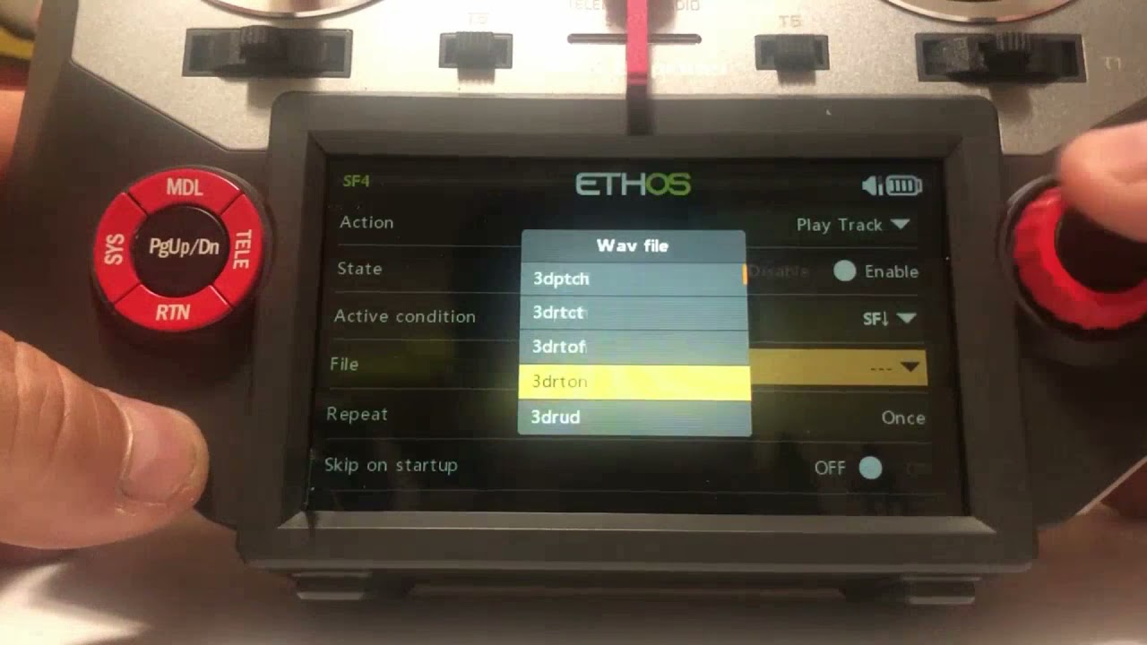 How to setup a helicopter with ethos