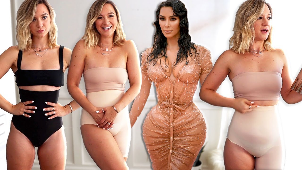 Trying Skims Shapewear by Kim Kardashian... *is it better than spanx? haul / review