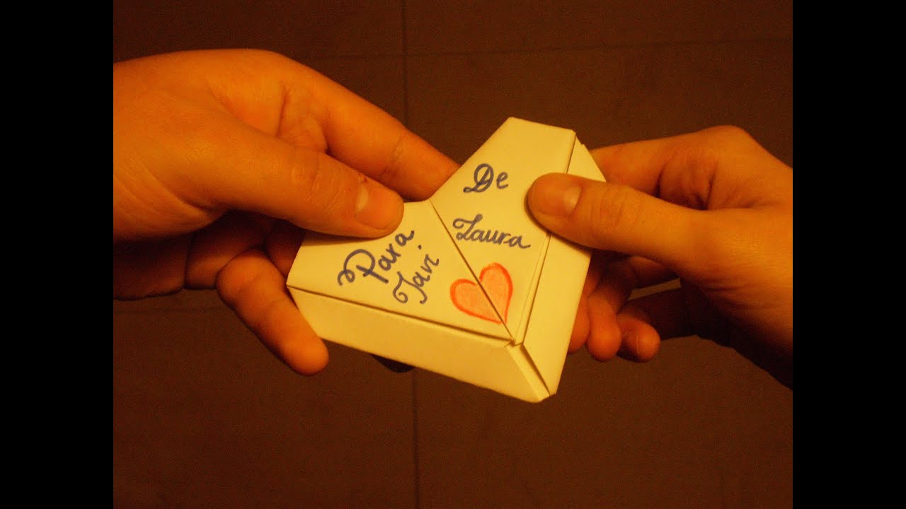 Cómo hacer un Corazón de Papel o Carta Corazón