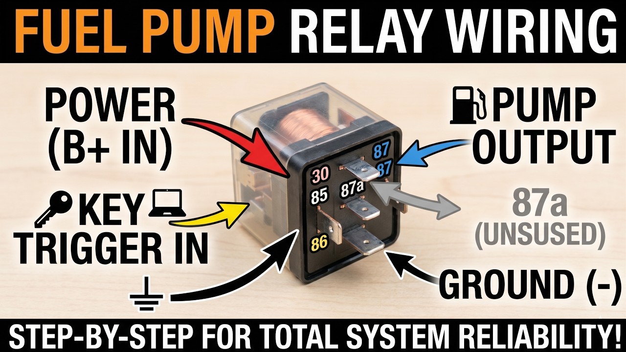 How to Wire a Fuel Pump Replay - Step by Step