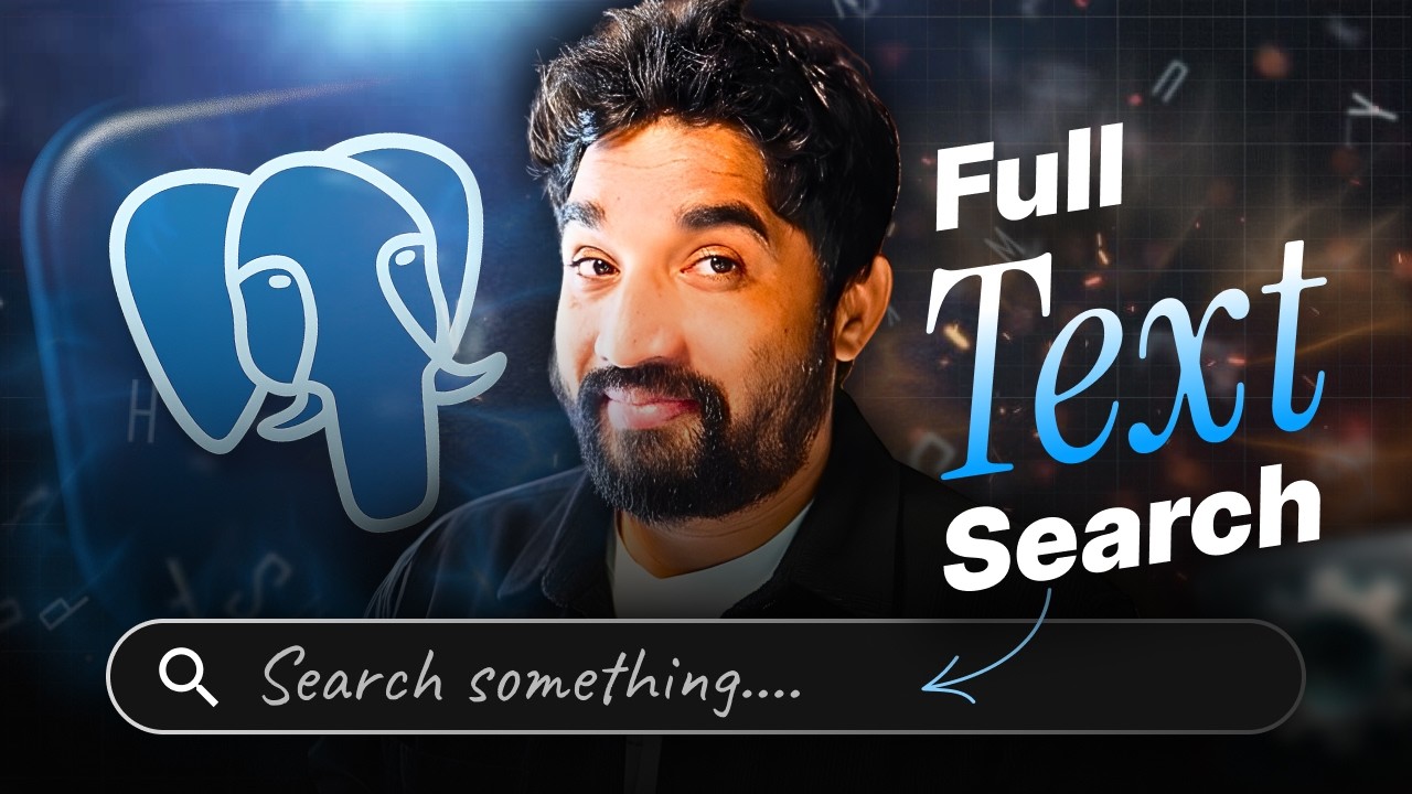 Postgres Full-Text Search - No Extra Services Needed | Explained in Hindi | Day 94/100