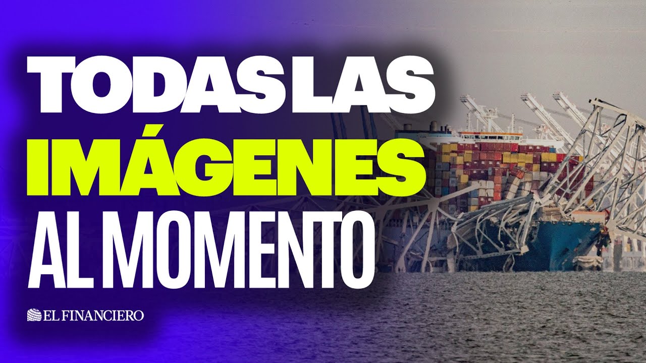 Puente de BALTIMORE se desploma tras choque de barco carguero, esto se sabe del accidente
