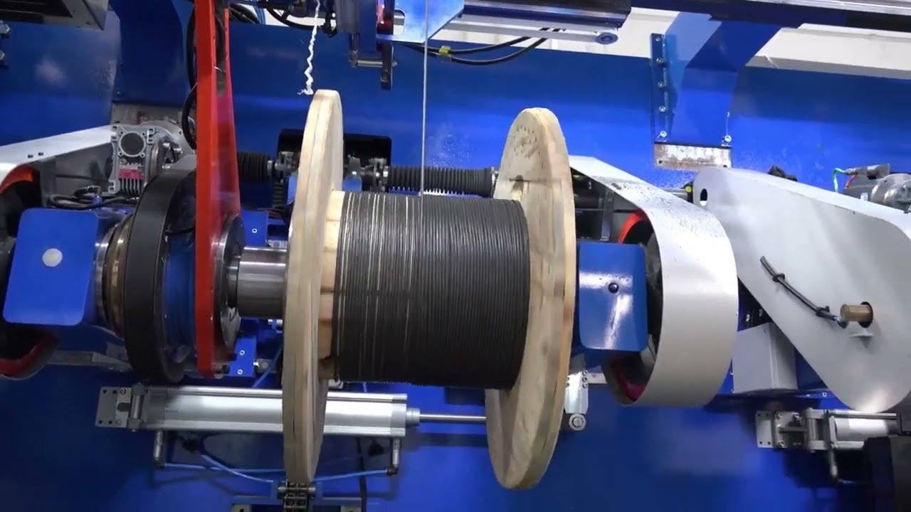Kablomak Cable Winding Expert   Automatic double head reel winding machine manufacturing