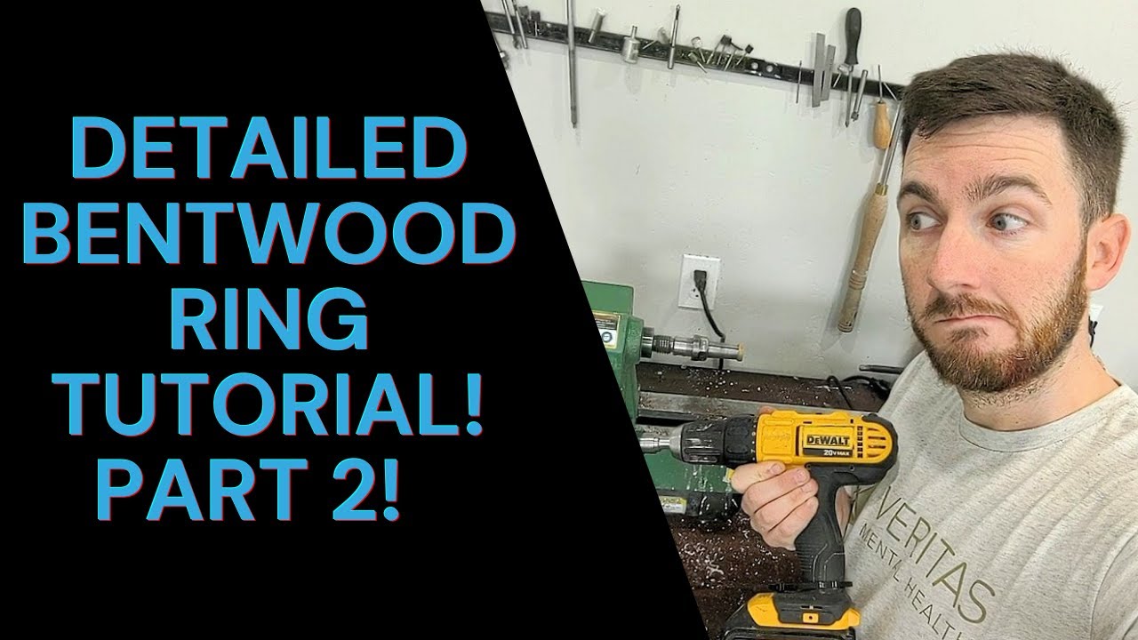 How to Shape your bentwood rings with a Drill! Detailed Bentwood Tutorial Part 2