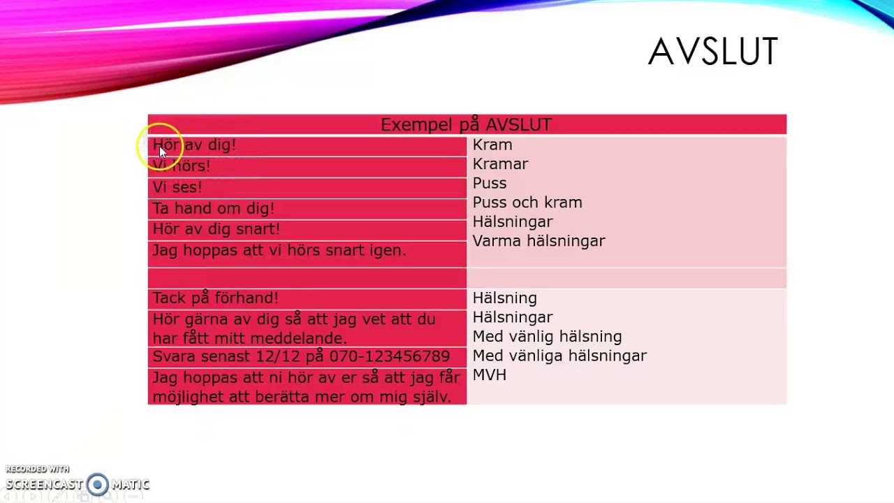 STRUKTUR PÅ SKRIVUPPGIFTER