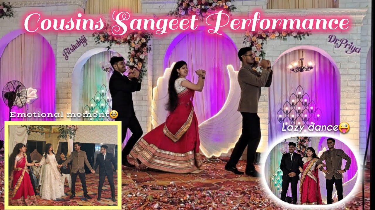 Cousins Sangeet Performance🪩|Lazy Dance| High Energy#dance #wedding #indianwedding #sangeet #cousins