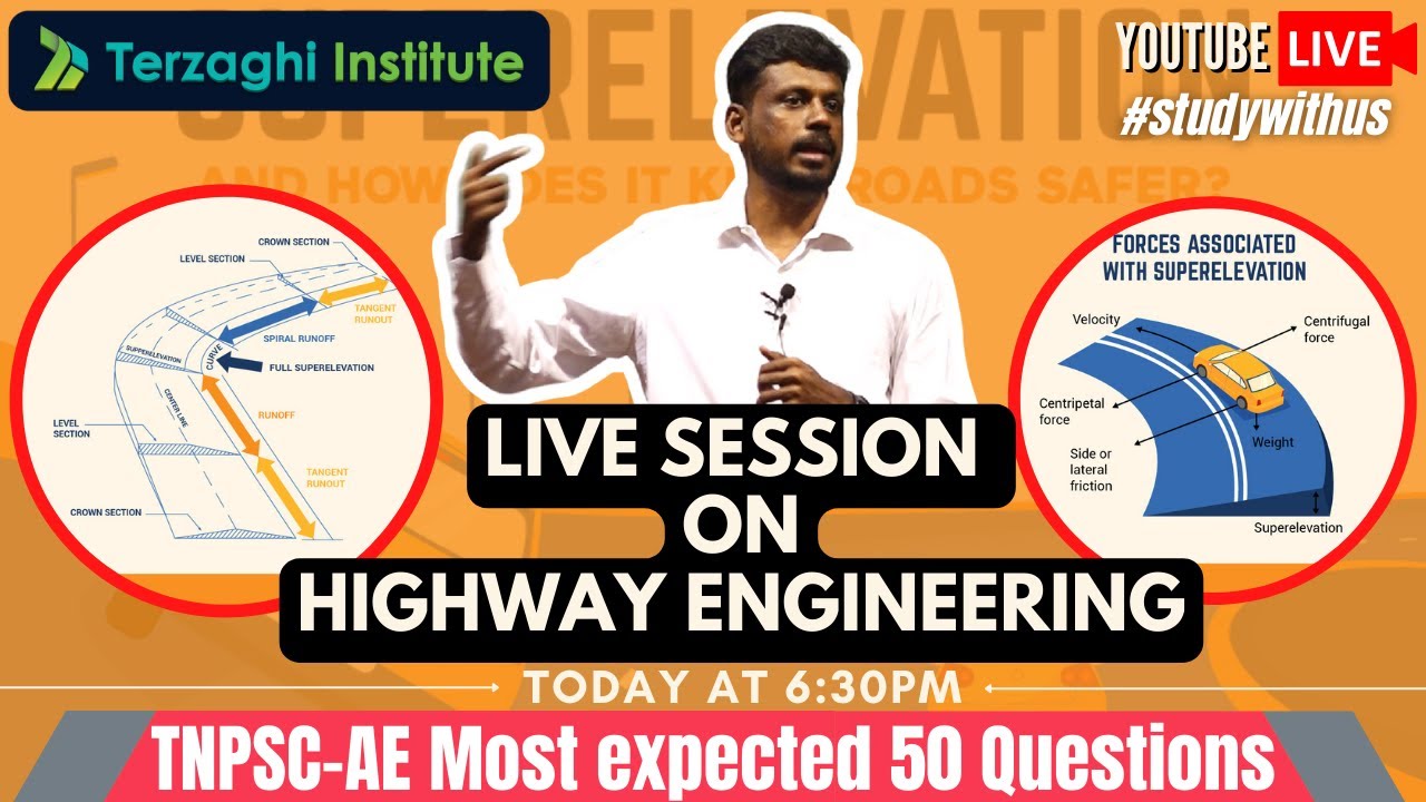 50 - Most Expected Questions in Highway Engineering | TNPSC - AE l #studywithus