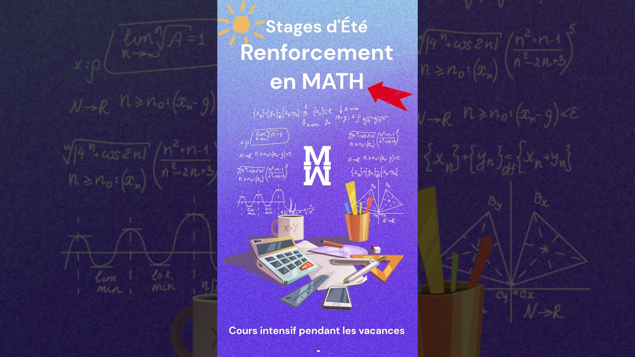 Stage d'&eacute;t&eacute; de renforcement en maths - Math Wallonie #ce1d #coursparticuliers #soutienscolaire #cess