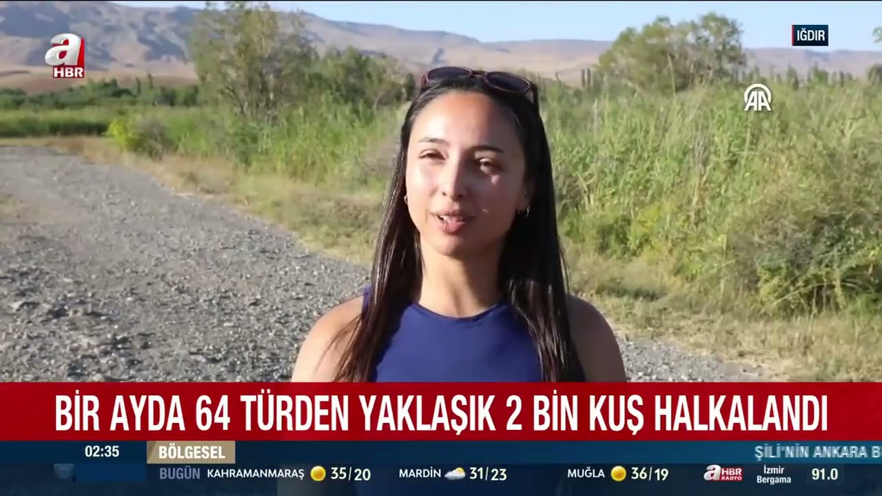 Aras'ta Kuş Halkalama Çalışmaları Devam Ediyor