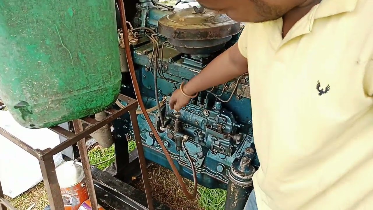 ডিজেল ইঞ্জিনের হাওয়া ছাড়ার পদ্ধতি ।।                  How to do air clear in Diesel Engine !!