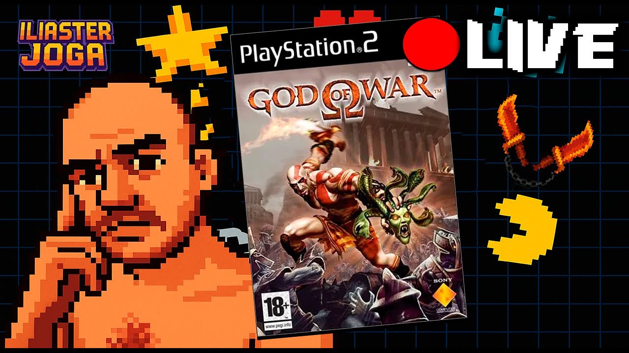 🔴Saga God of War: Zerando todos(VERY HARD) - EP.04 God of War