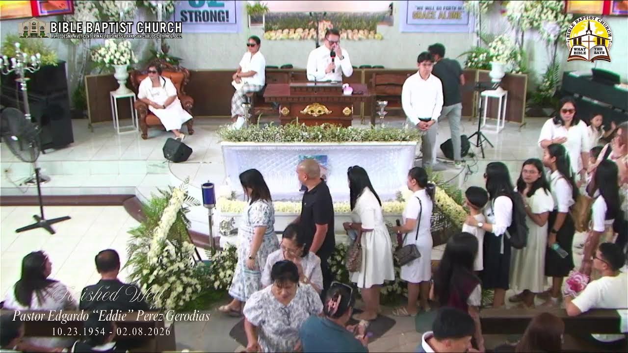 PASTOR EDDIE'S FUNERAL AND INTERMENT | FEBRUARY 16, 2026