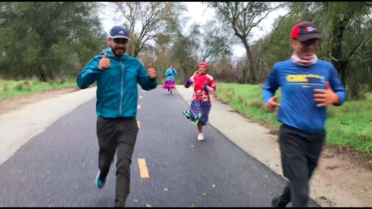 I ran with Lorena Ramirez and the Ramirez family