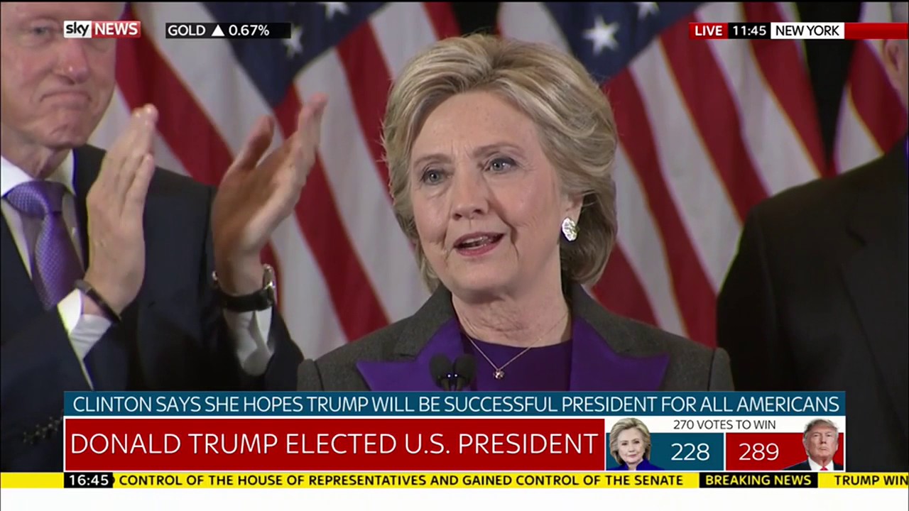 Hillary Clinton's concession speech